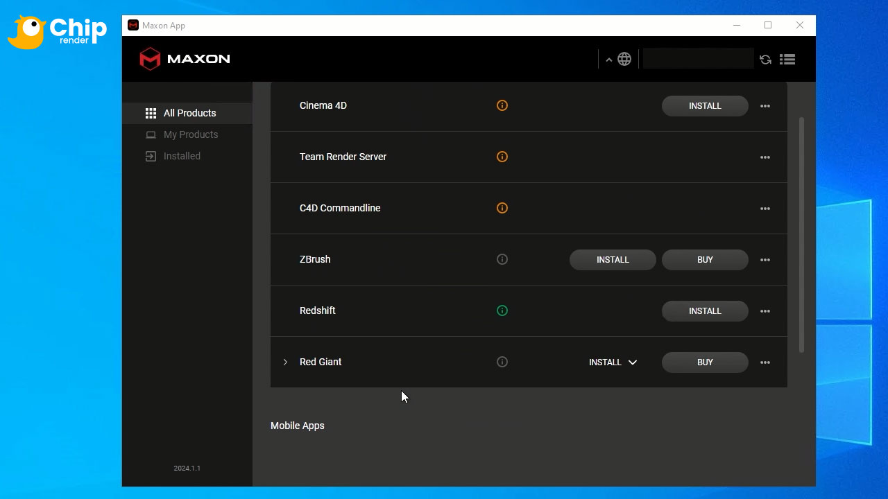 Redshift Rendering Tip update software and driver