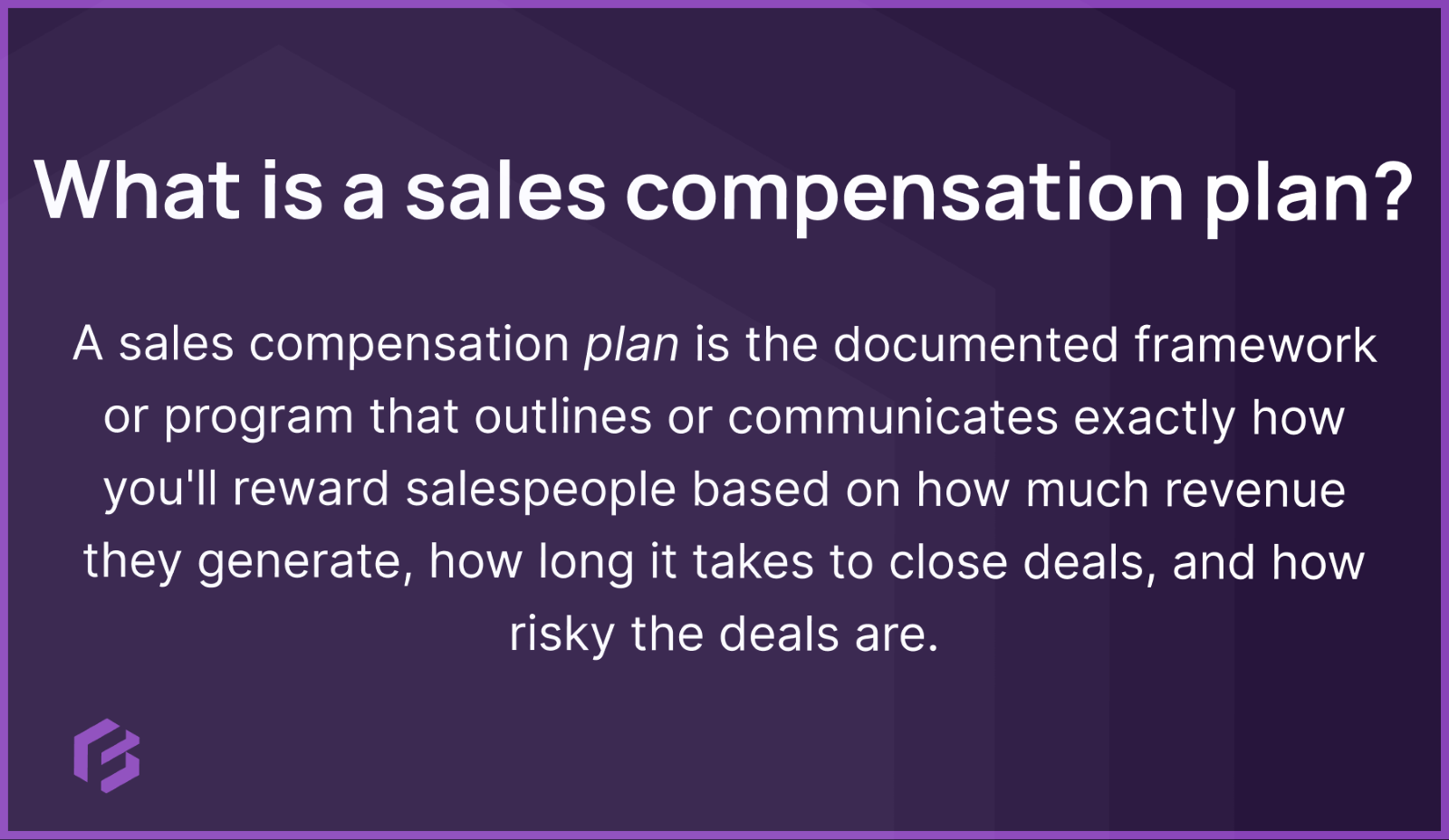 sales compensation plan definition image