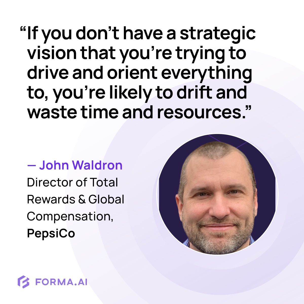 John Waldron from PepsiCo on designing compensation plans