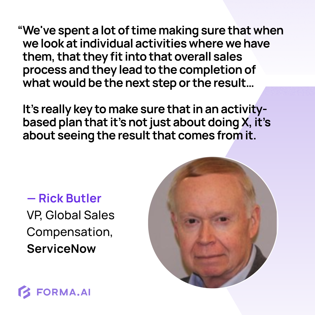 Rick Butler on success with activity-based-incentives